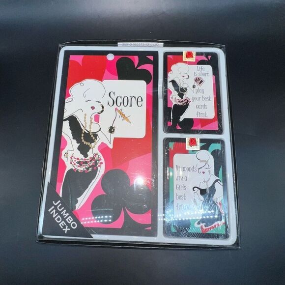 Score Registry Bridge Gift Set 2 Deck Cards/ Score Pads Game Playing C.R. Gibson - Picture 1 of 6